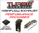 High flow muffler performance packages 250HP-360HP